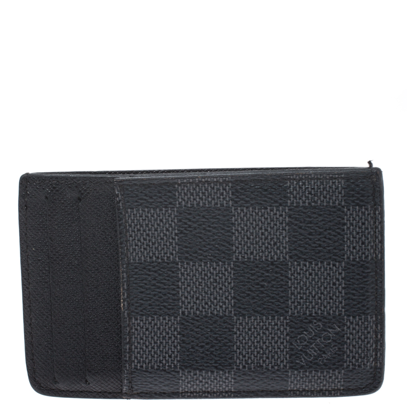 Louis Vuitton Black Damier Graphite Canvas Neo Porte Cartes Card Holder  Louis Vuitton | The Luxury Closet