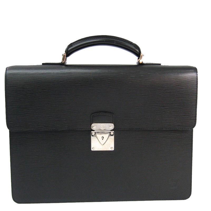 Louis Vuitton Black Epi Leather Robusto 1 Compartment Briefcase Louis ...