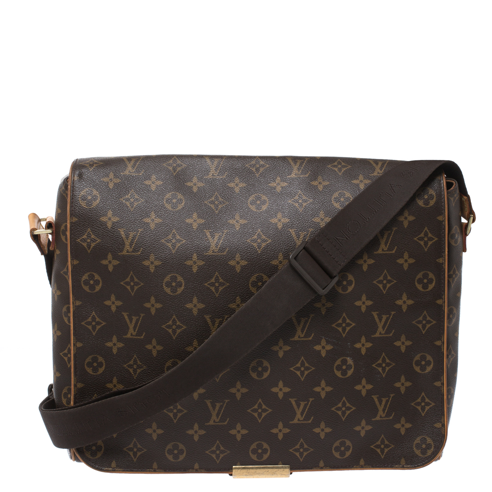 Pre Owned Louis Vuitton Monogram Canvas Abbesses Messenger Bag