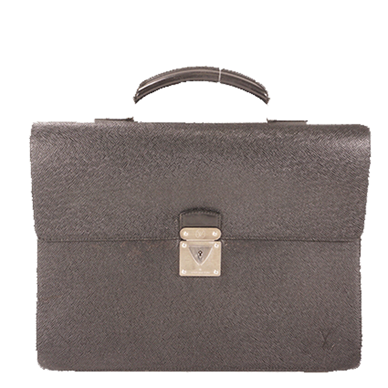 Louis Vuitton Noir Taiga Leather Briefcase Louis Vuitton | TLC