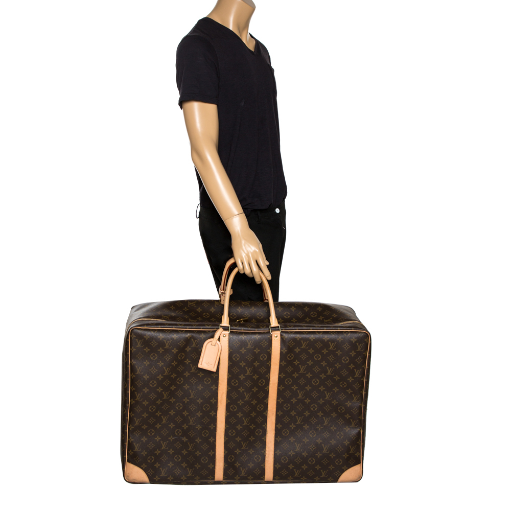 

Louis Vuitton Monogram Canvas Sirius 70 Suitcase, Brown