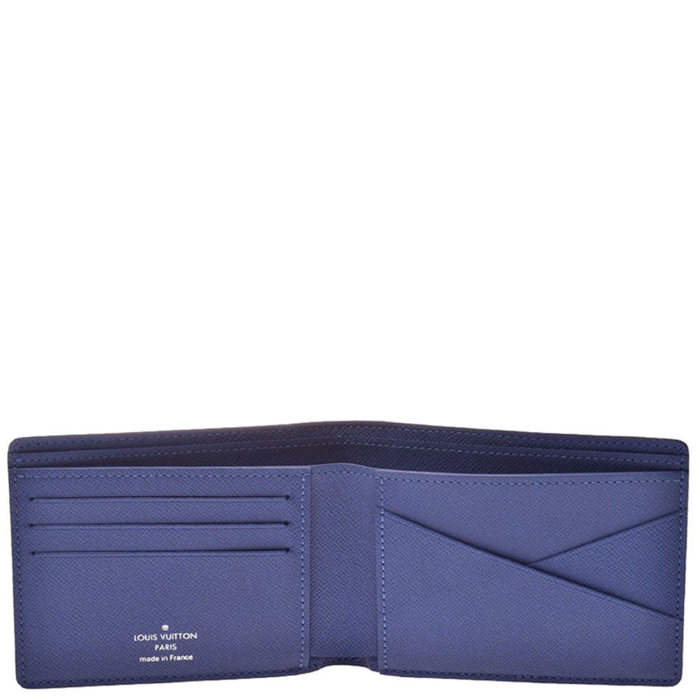 

Louis Vuitton Cobalt Blue Taigarama Leather Wallet