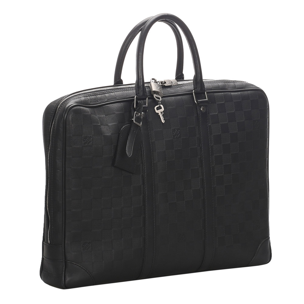 

Louis Vuitton Damier Infini Canvas Porte-Documents Voyage, Black