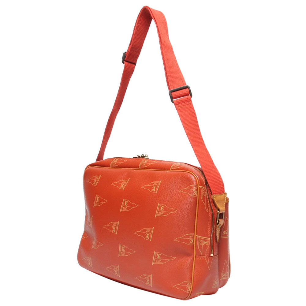 

Louis Vuitton Brown Canvas Calvi LV Cup Messenger Bag