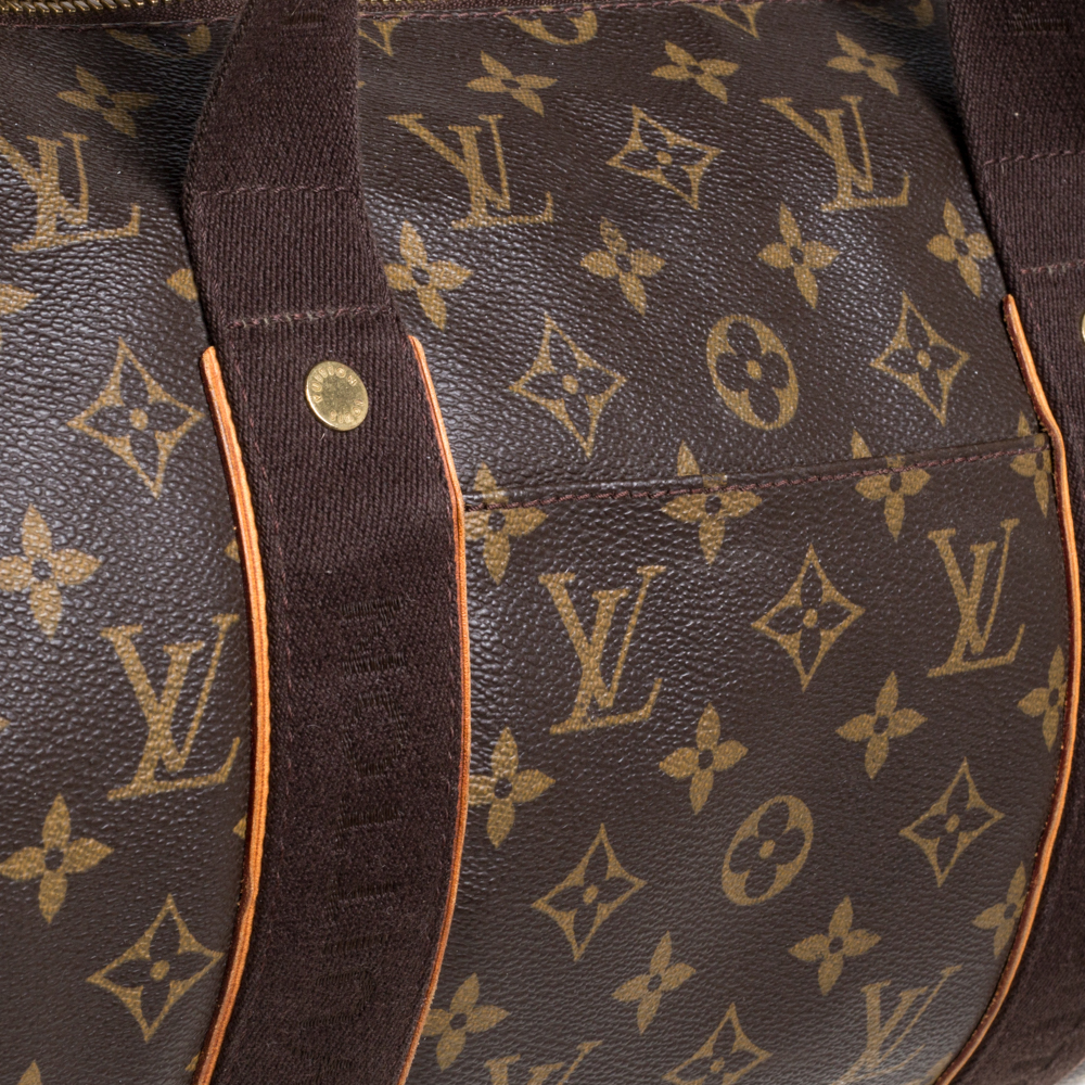 Louis Vuitton Monogram Beaubourg Sporty Duffle Bag - Brown Totes