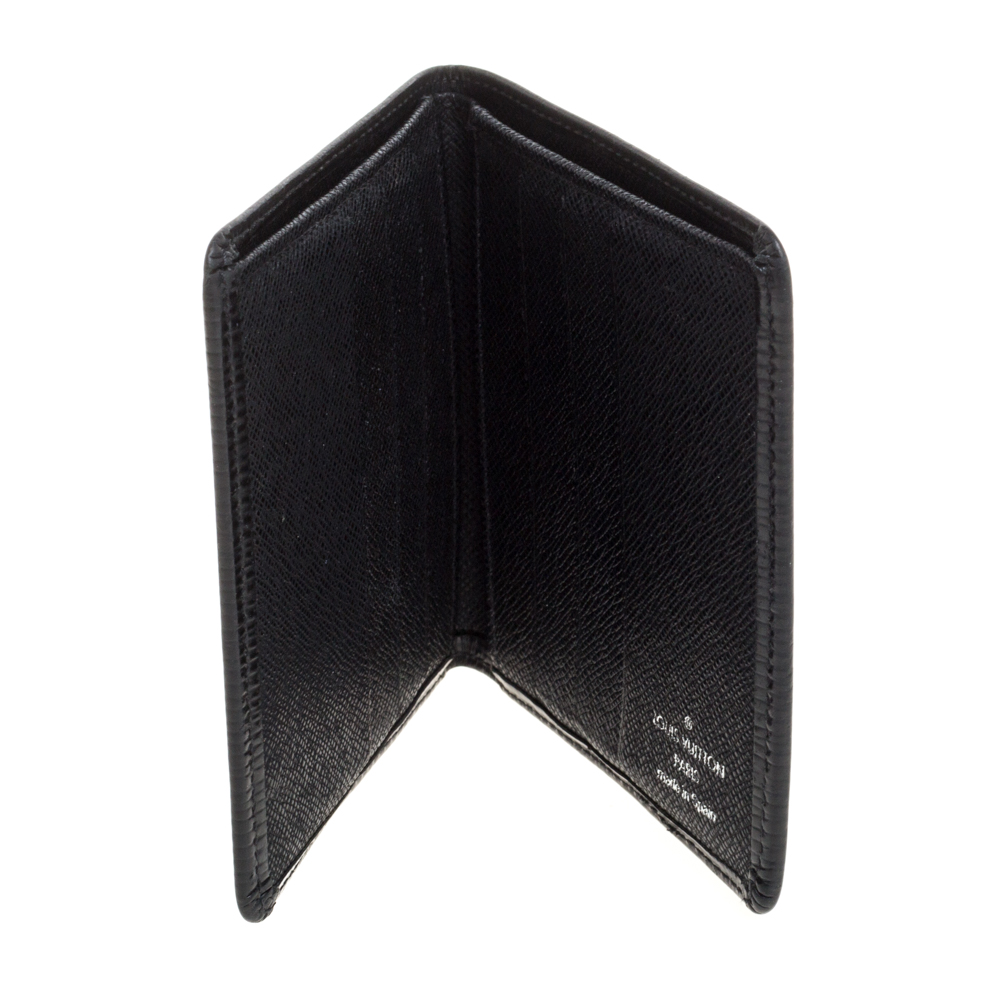 

Louis Vuitton Black Epi Leather Slender Wallet