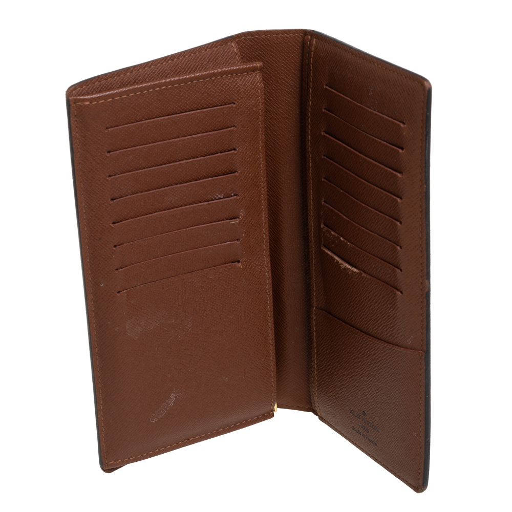 

Louis Vuitton Monogram Canvas Brazza Wallet, Brown