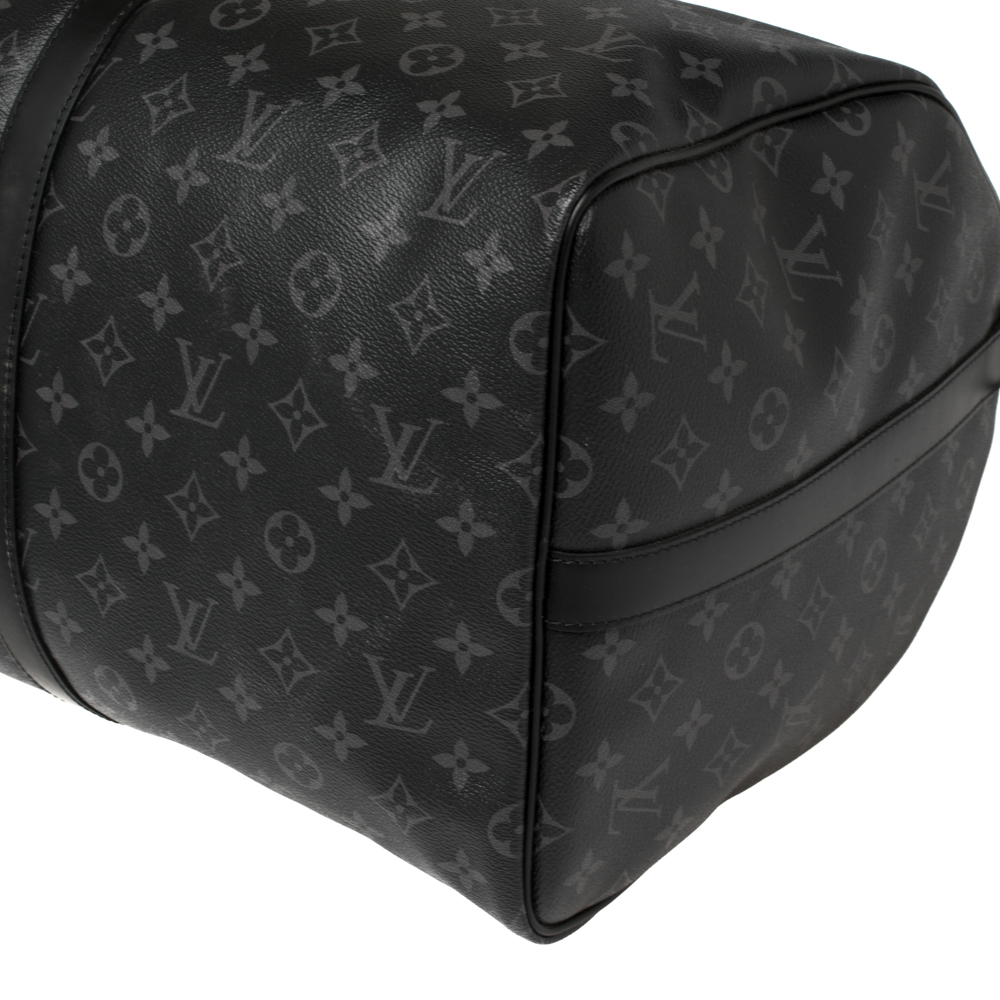 Louis Vuitton x fragment Keepall Bandouliere Monogram Eclipse 55 Black - US
