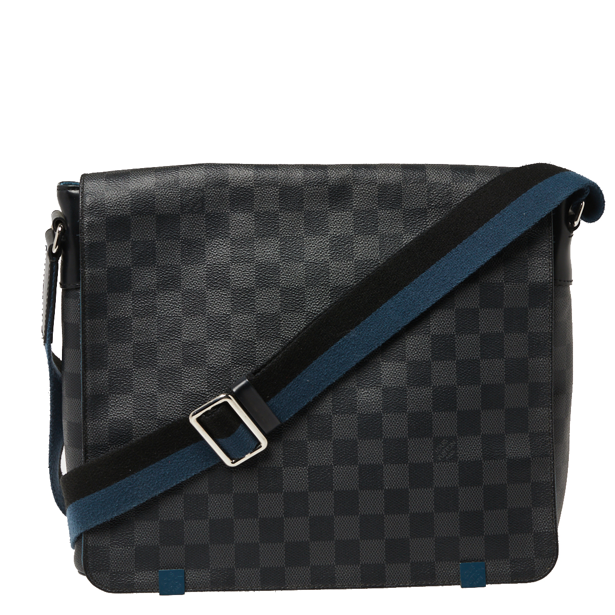 Shop Louis Vuitton DAMIER GRAPHITE Canvas Leather Bags by rouge-blason