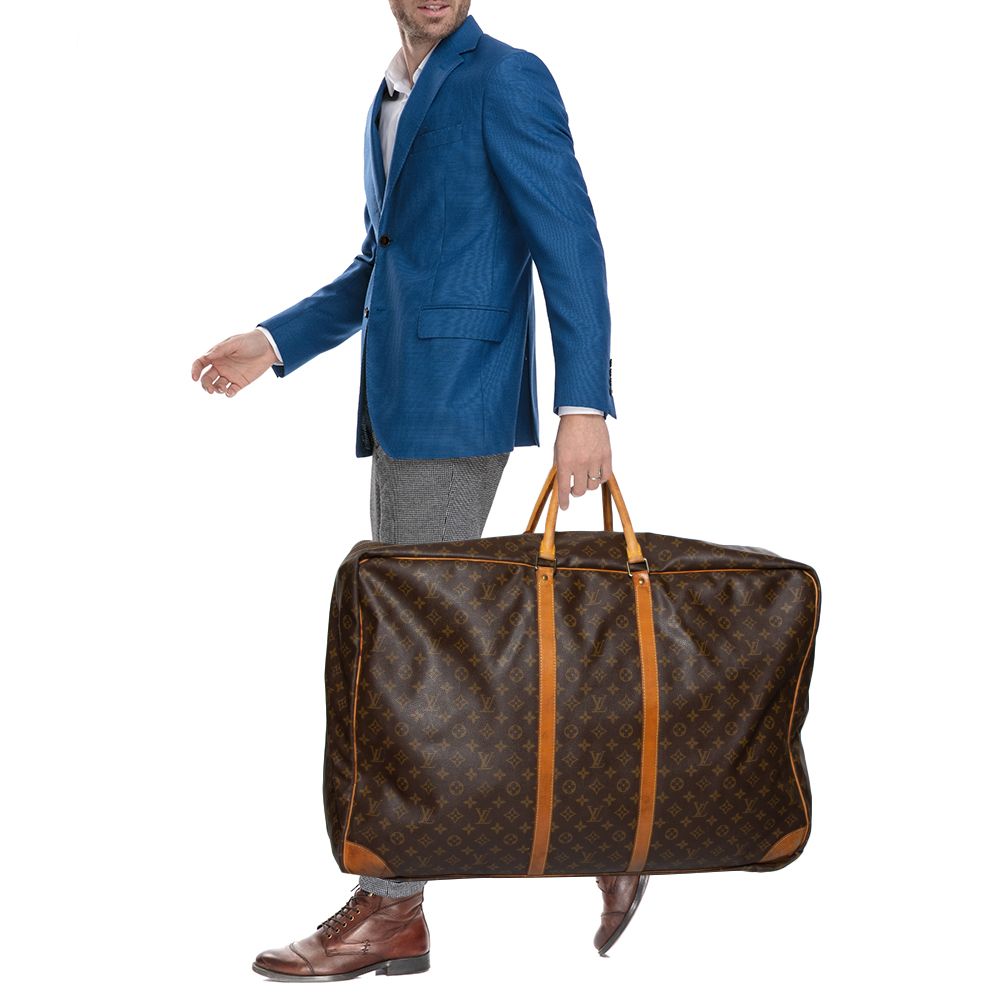 

Louis Vuitton Monogram Canvas Sirius 70 Suitcase, Brown