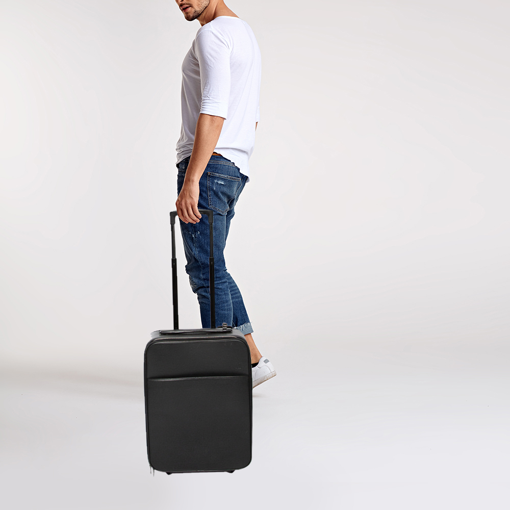 

Louis Vuitton Ardoise Taiga Leather Pegase 45 Business Luggage, Black