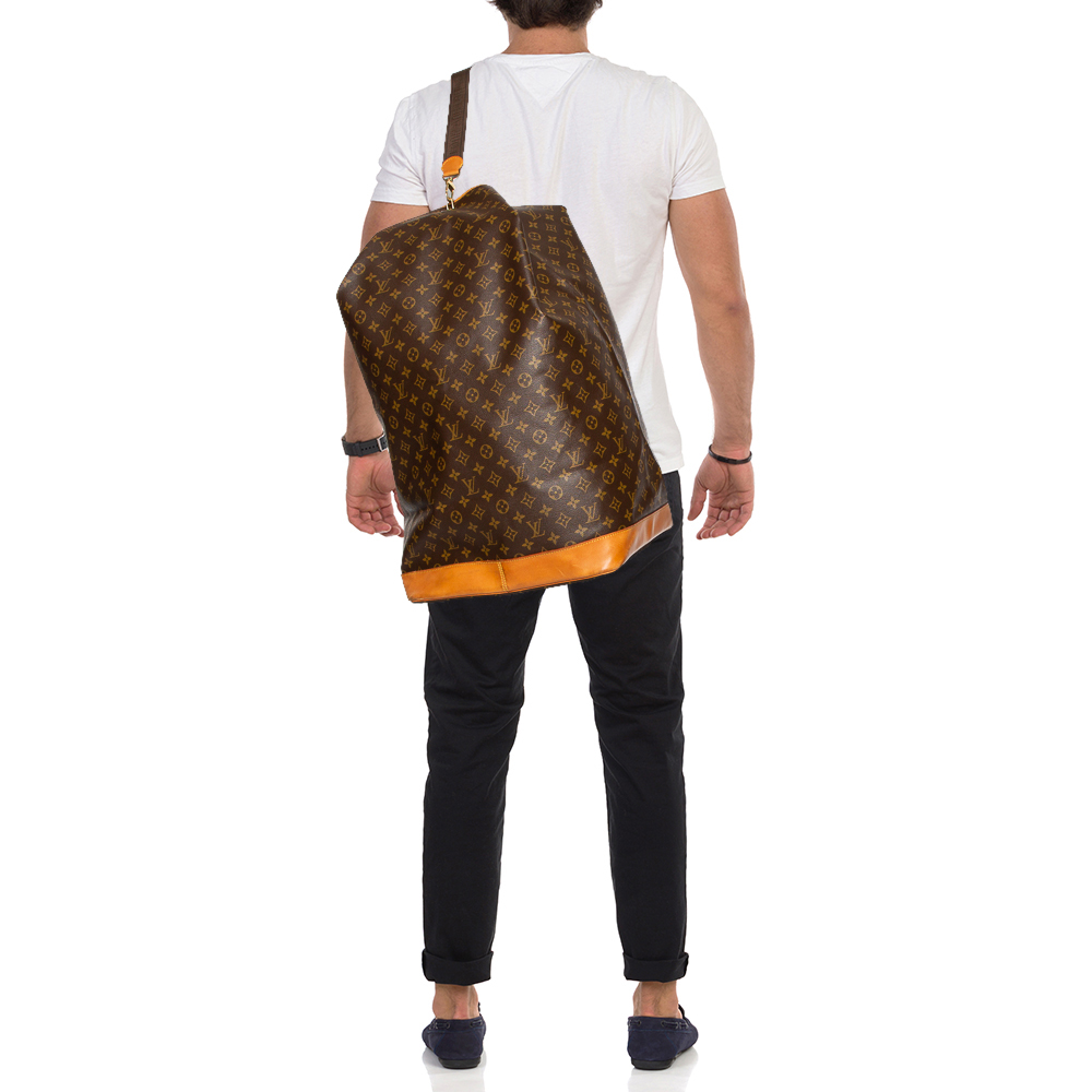 

Louis Vuitton Monogram Canvas Sac Marin GM Bag, Brown