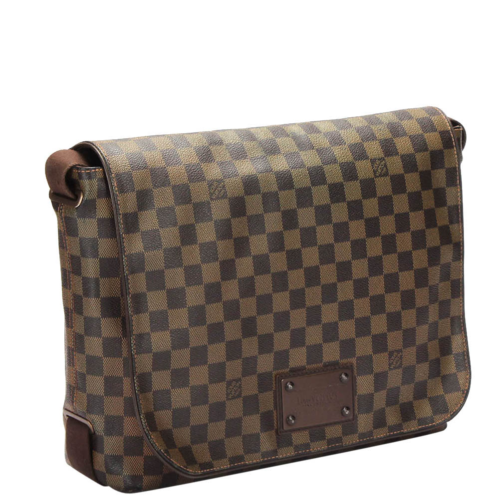 

Louis Vuitton Brown Damier Ebene Canvas District MM Messenger Bag