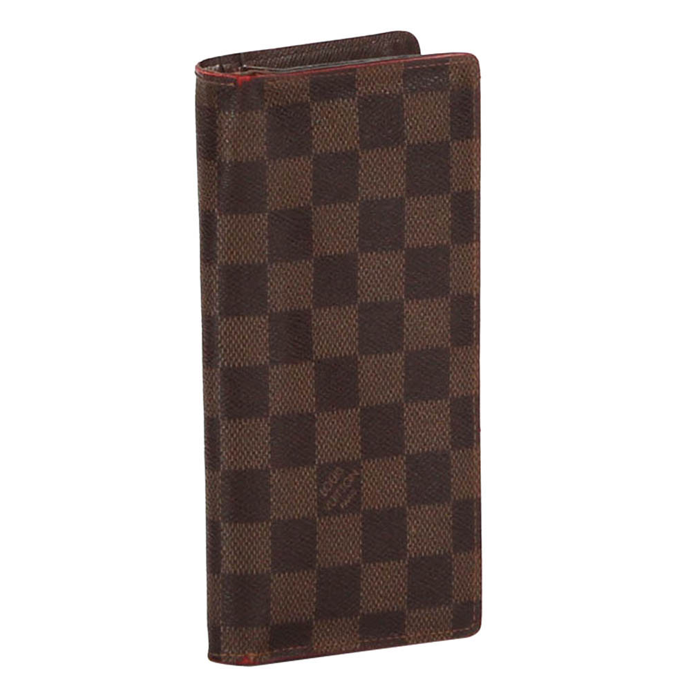 

Louis Vuitton Damier Ebene Canvas Brazza Wallet, Brown