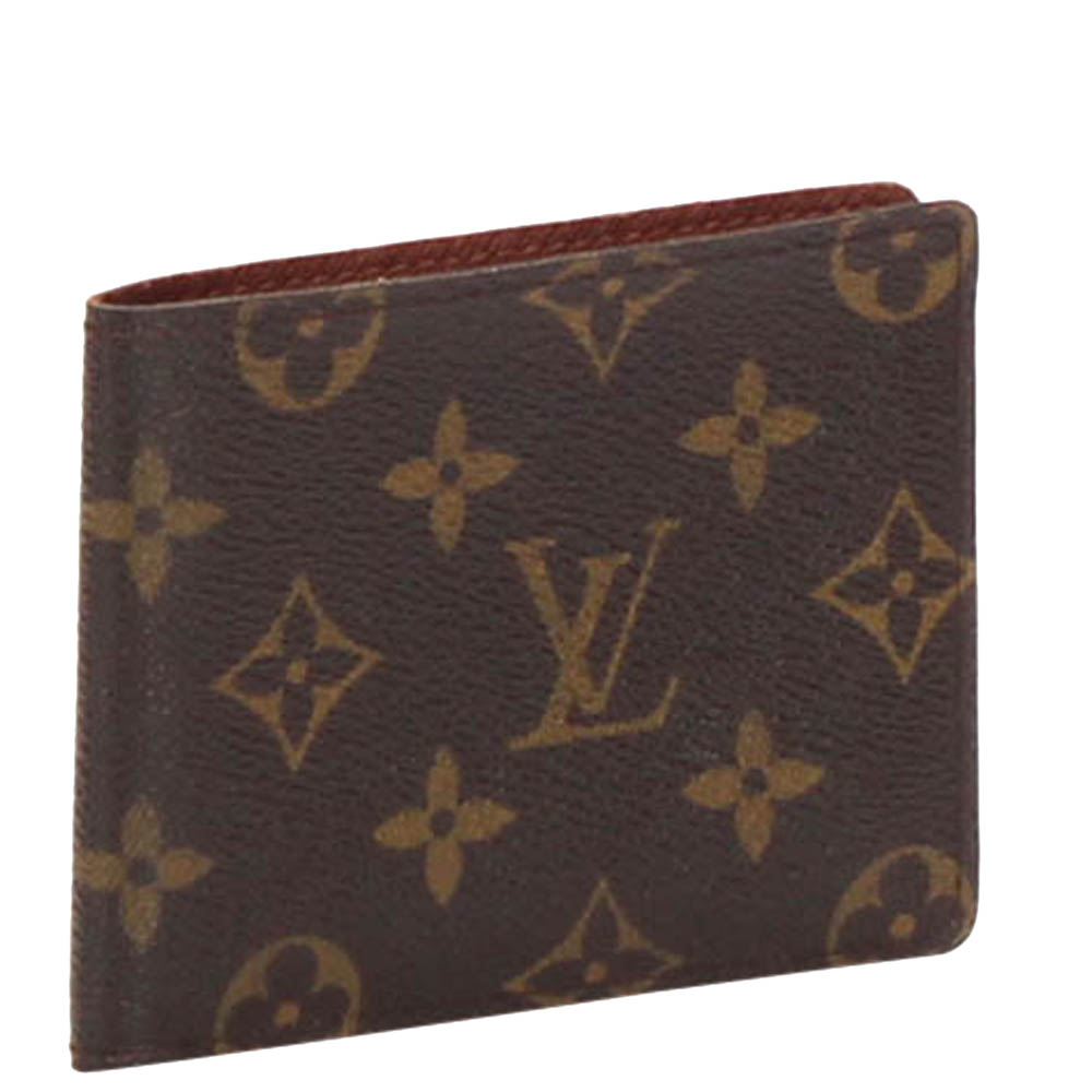 

Louis Vuitton brown Monogram canvas Bi-Fold Wallet