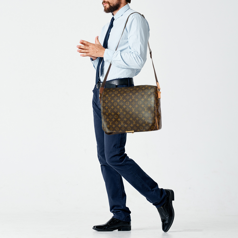 

Louis Vuitton Monogram Canvas Abbesses Messenger Bag, Brown