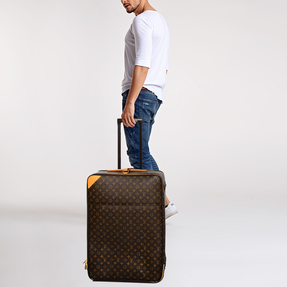 

Louis Vuitton Monogram Canvas Pegase 70 Luggage, Brown