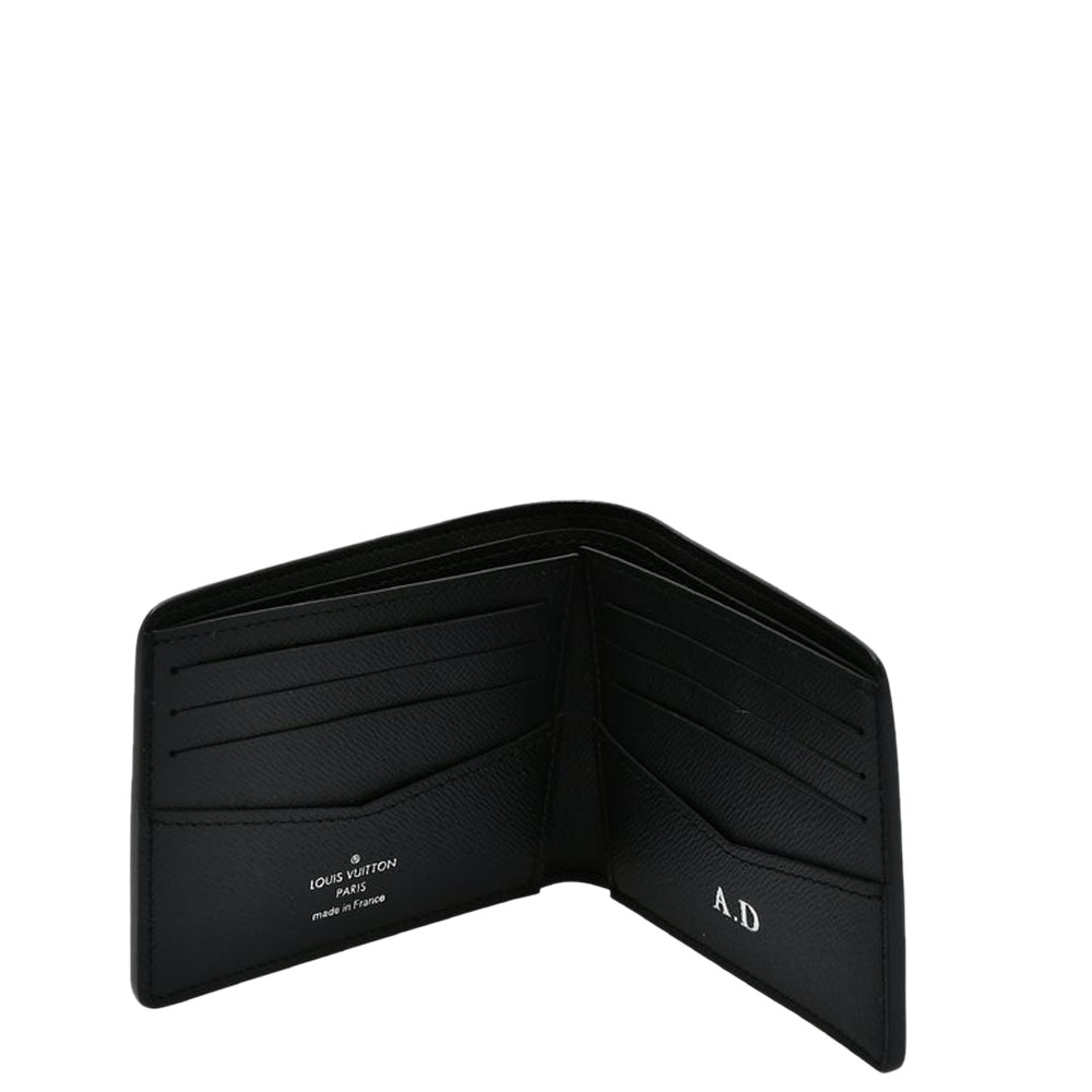

Louis Vuitton Noir Taiga Leather Multiple Wallet, Black