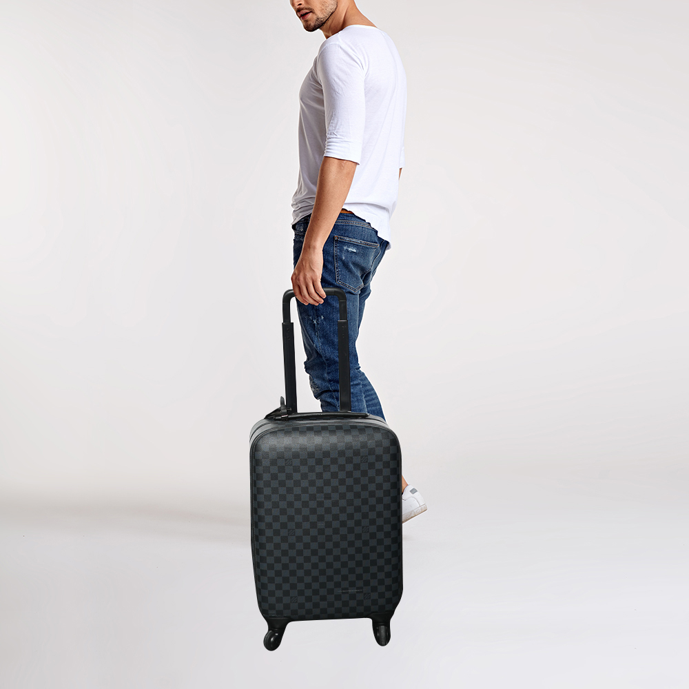 

Louis Vuitton Damier Graphite Zephyr 55 Rolling Suitcase, Grey