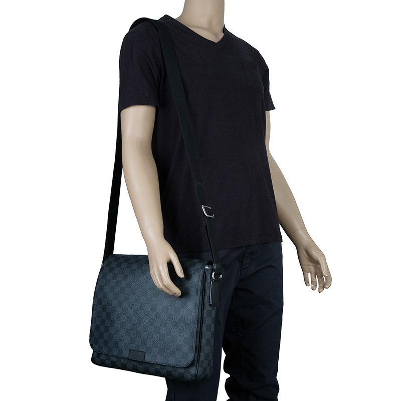 Vuitton Graphite Canvas District MM Bag Louis Vuitton | TLC