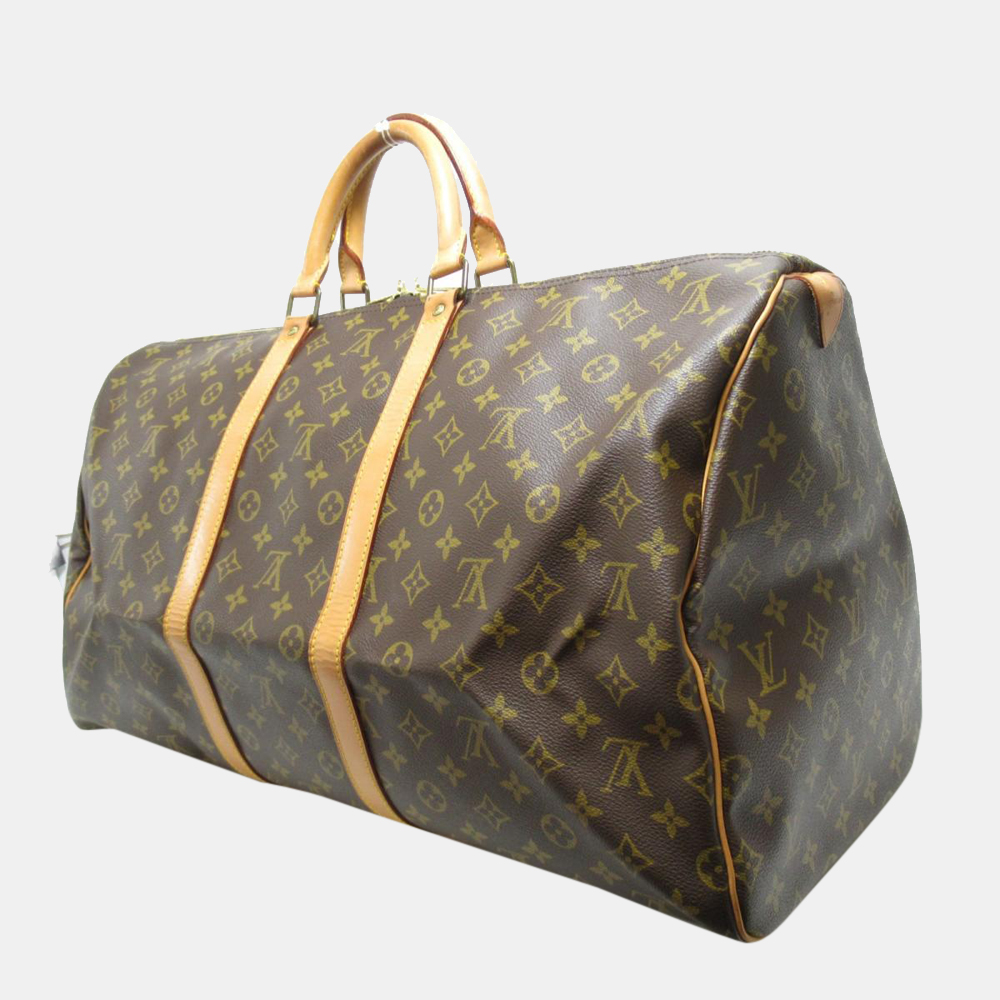 

Louis Vuitton Brown Monogram canvas Keepall 55 Bag