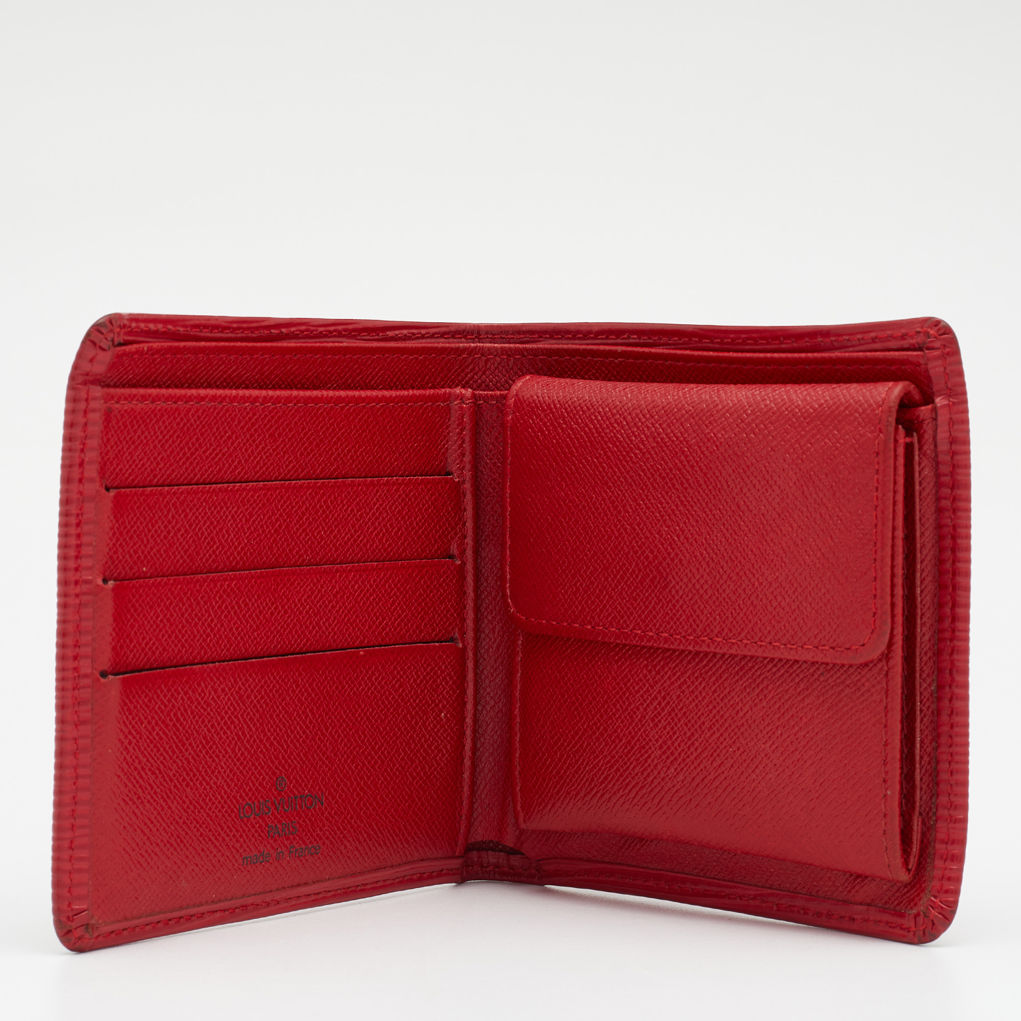 

Louis Vuitton Red Epi Leather Marco Wallet