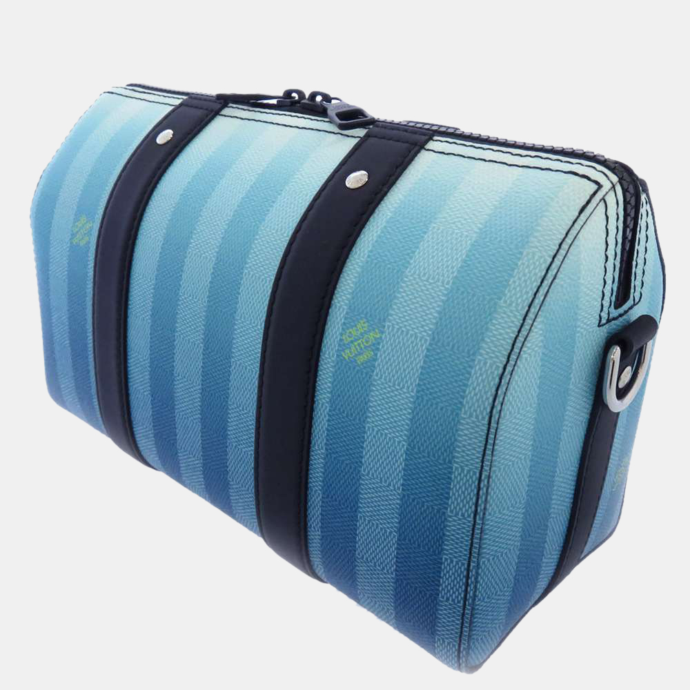 

Louis Vuitton Gradient Blue Damier / Striped Canvas City Keepall M59921 Bag