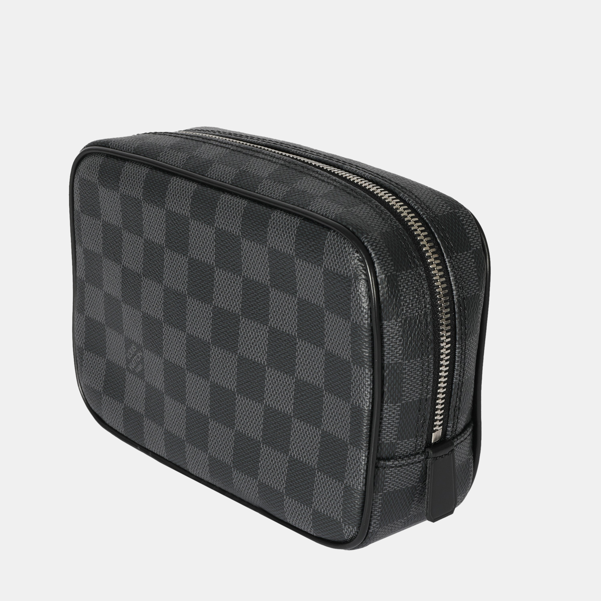 

Louis Vuitton Canvas Damier Graphite Toiletry Pouch PM, Black