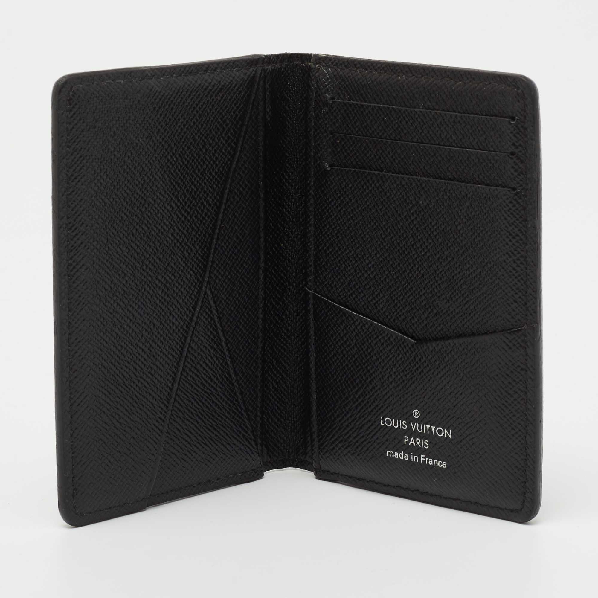 

Louis Vuitton Damier Graphite Canvas Pocket Organiser, Black