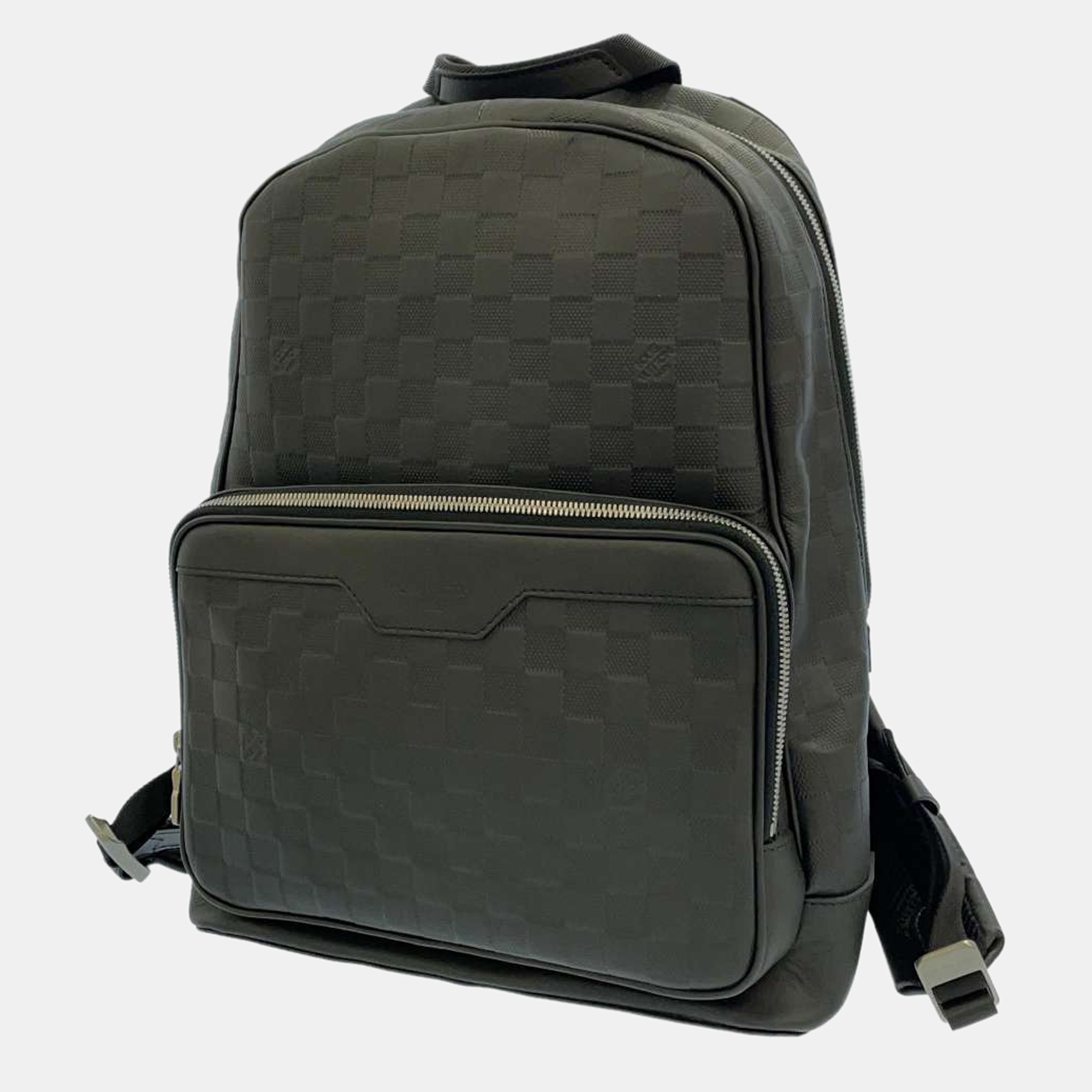 Pre-owned Louis Vuitton Black Leather Infini Campus Backpack