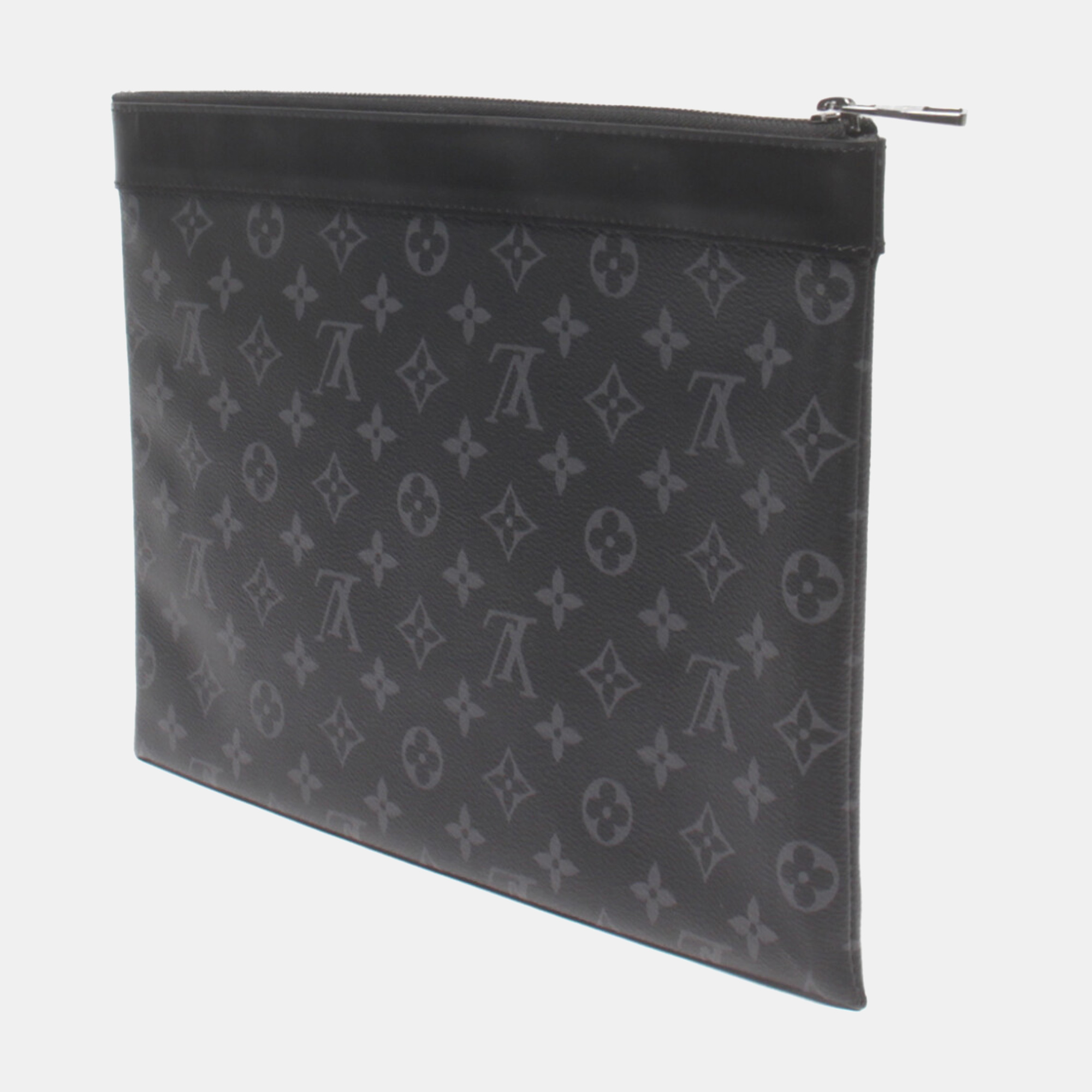 

Louis Vuitton Black Canvas Monogram Pochette Eclipse Discovery Clutch Bag