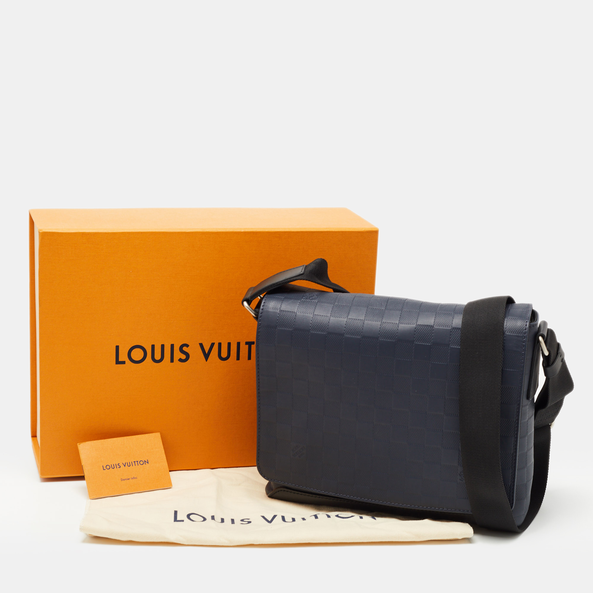 Louis Vuitton Orion Damier Infini Leather District PM Bag