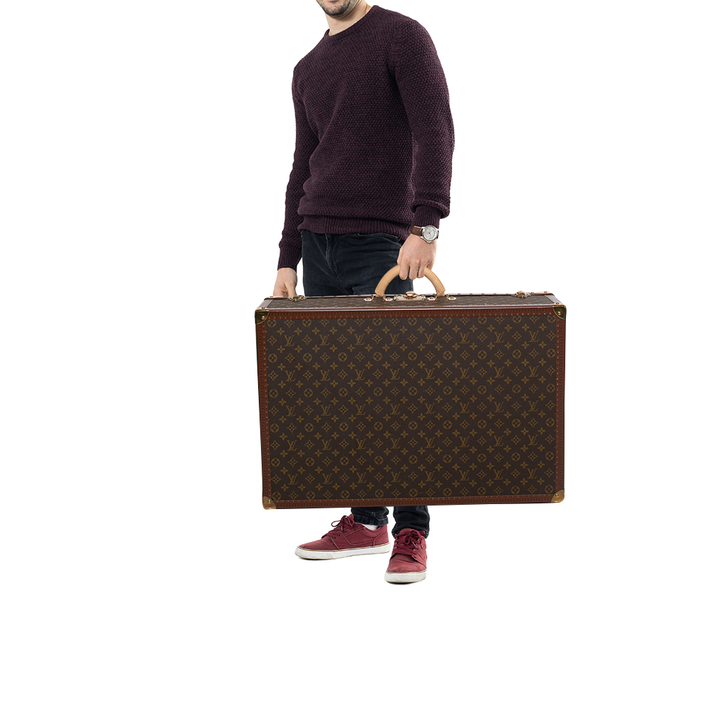 

Louis Vuitton Monogram Canvas Alzer 70 Suitcase, Brown