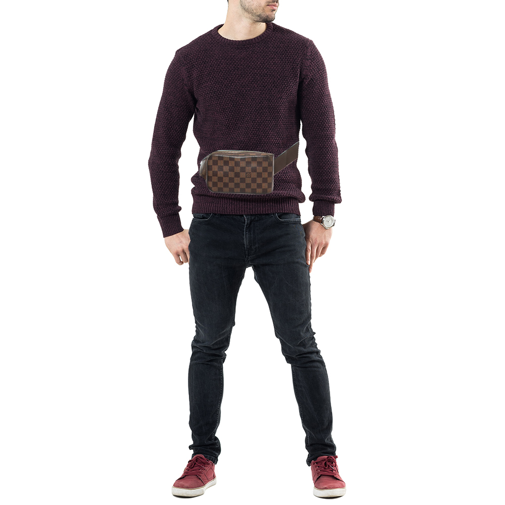 

Louis Vuitton Brown Damier Ebene Canvas Geronimos Belt Bag
