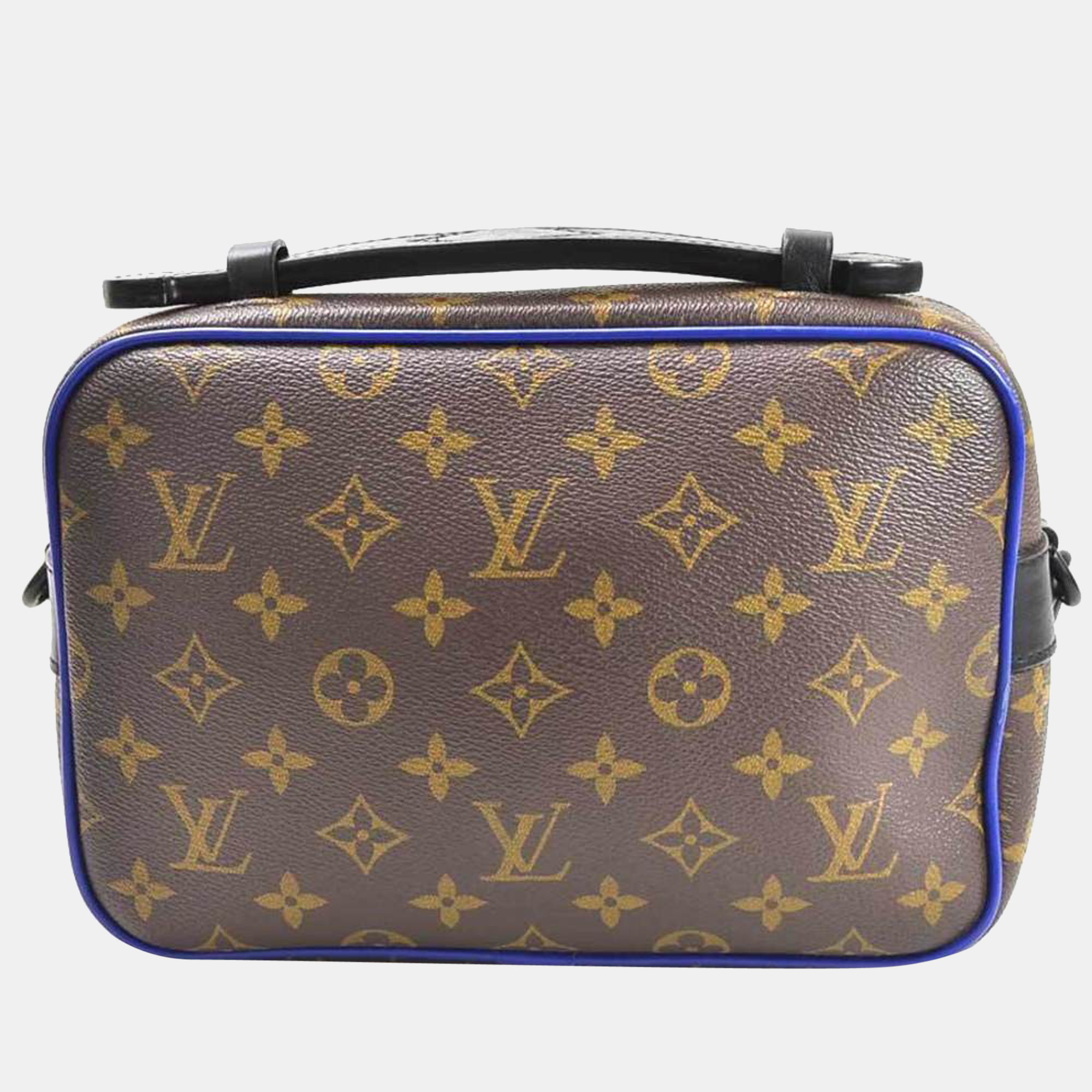 

Louis Vuitton Brown/Blue Monogram Canvas  Lock Shoulder Bag