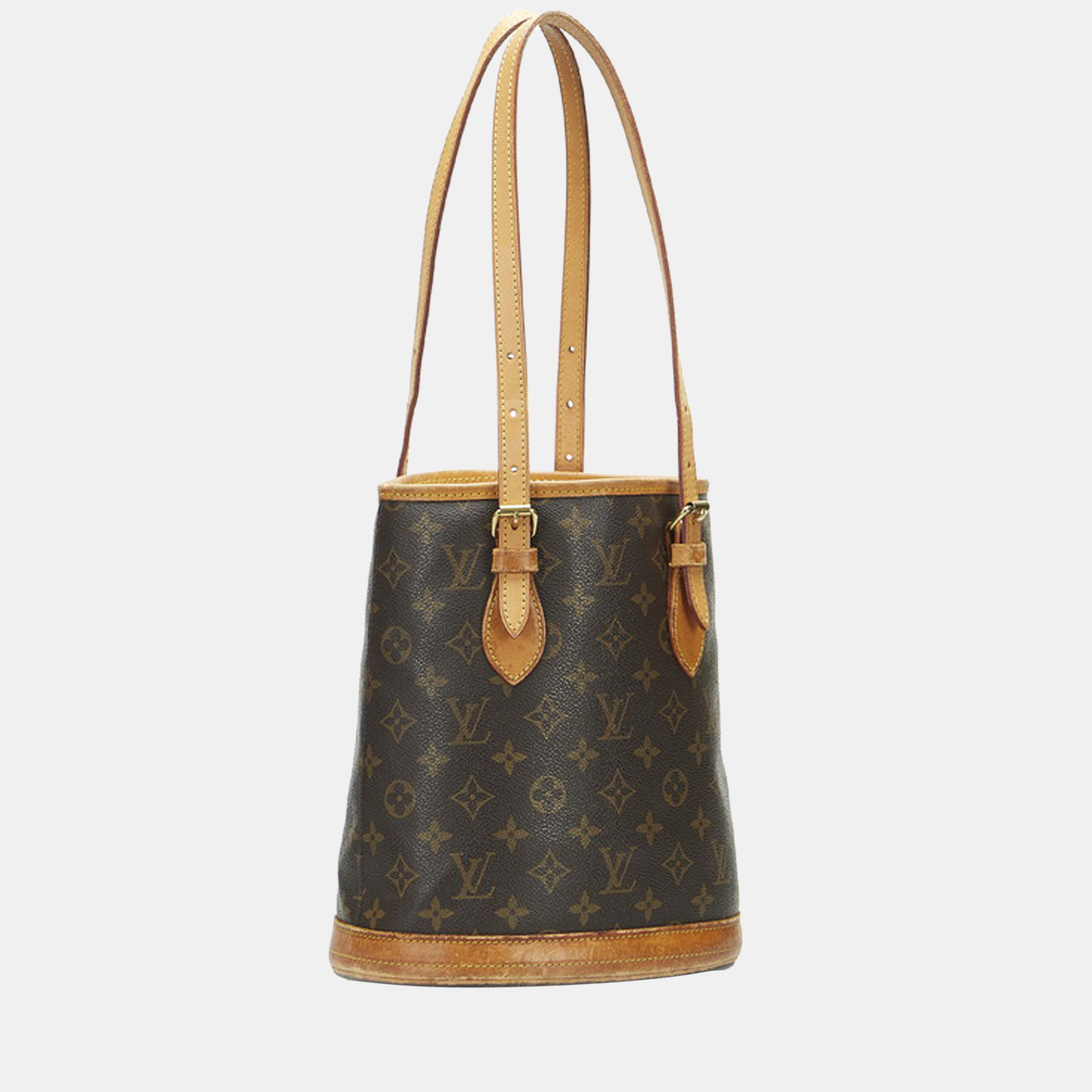 

Louis Vuitton Brown Monogram Canvas Petit Bucket Bag