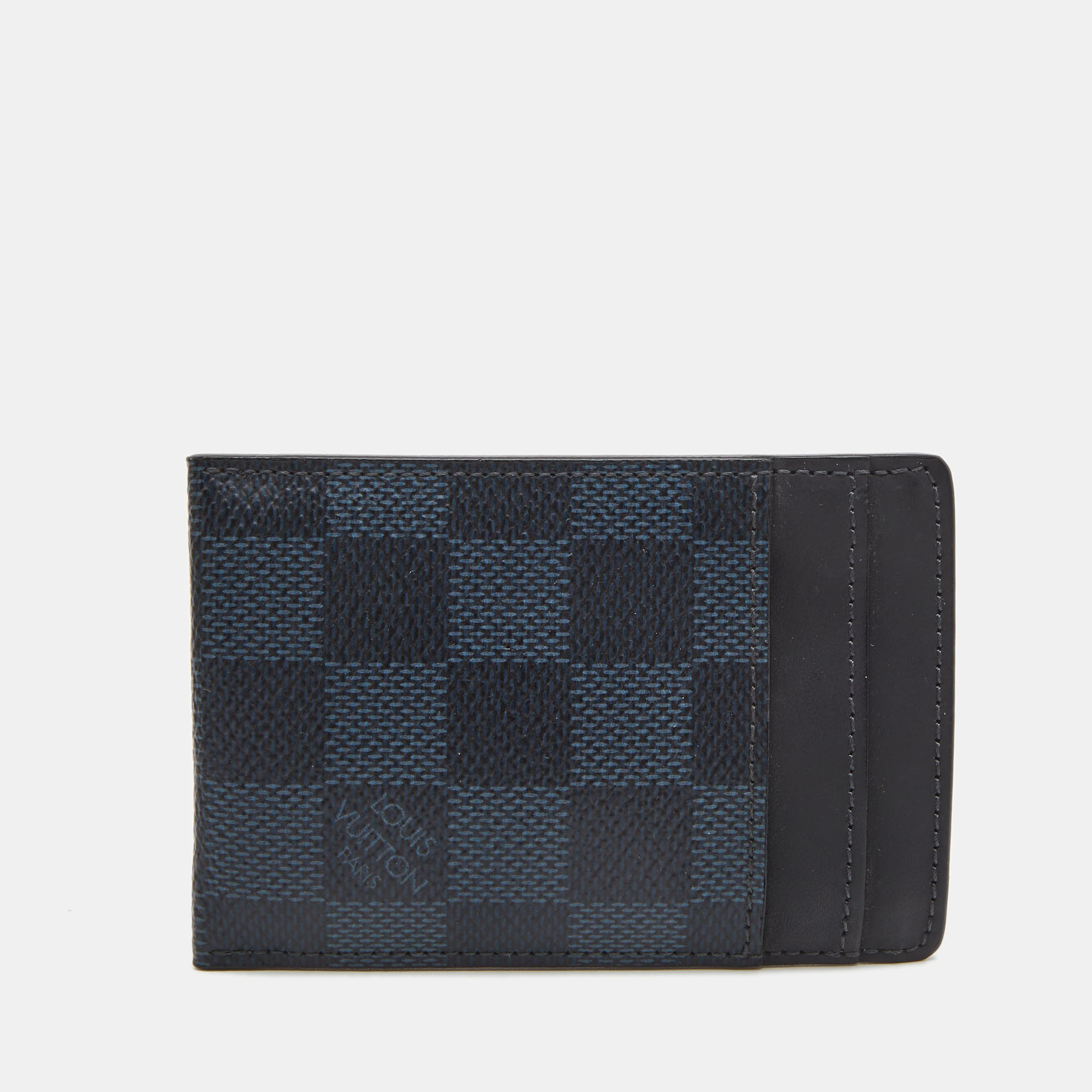 Louis Vuitton, Accessories, Authentic Louis Vuitton Damier Graphite Pince  Card Holder With Bill Clip