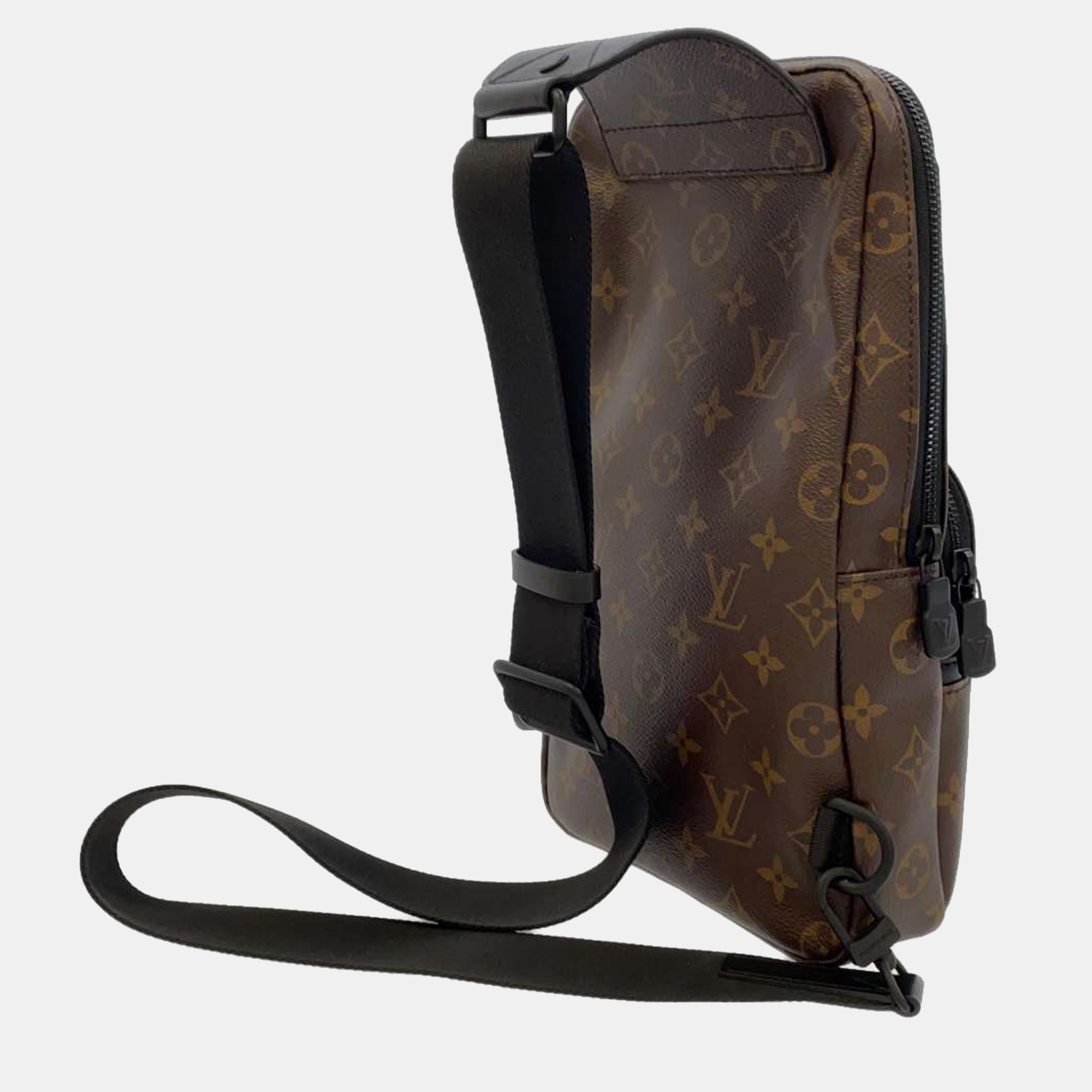 

Louis Vuitton Brown Monogram Canvas Macassar Avenue Sling Crossbody Bag