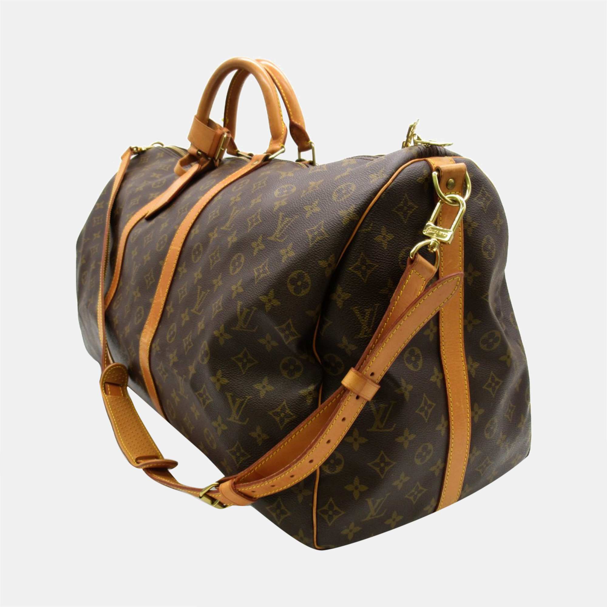 

Louis Vuitton Brown Monogram Canvas Keepall Bandouliere 60 Duffel Bag