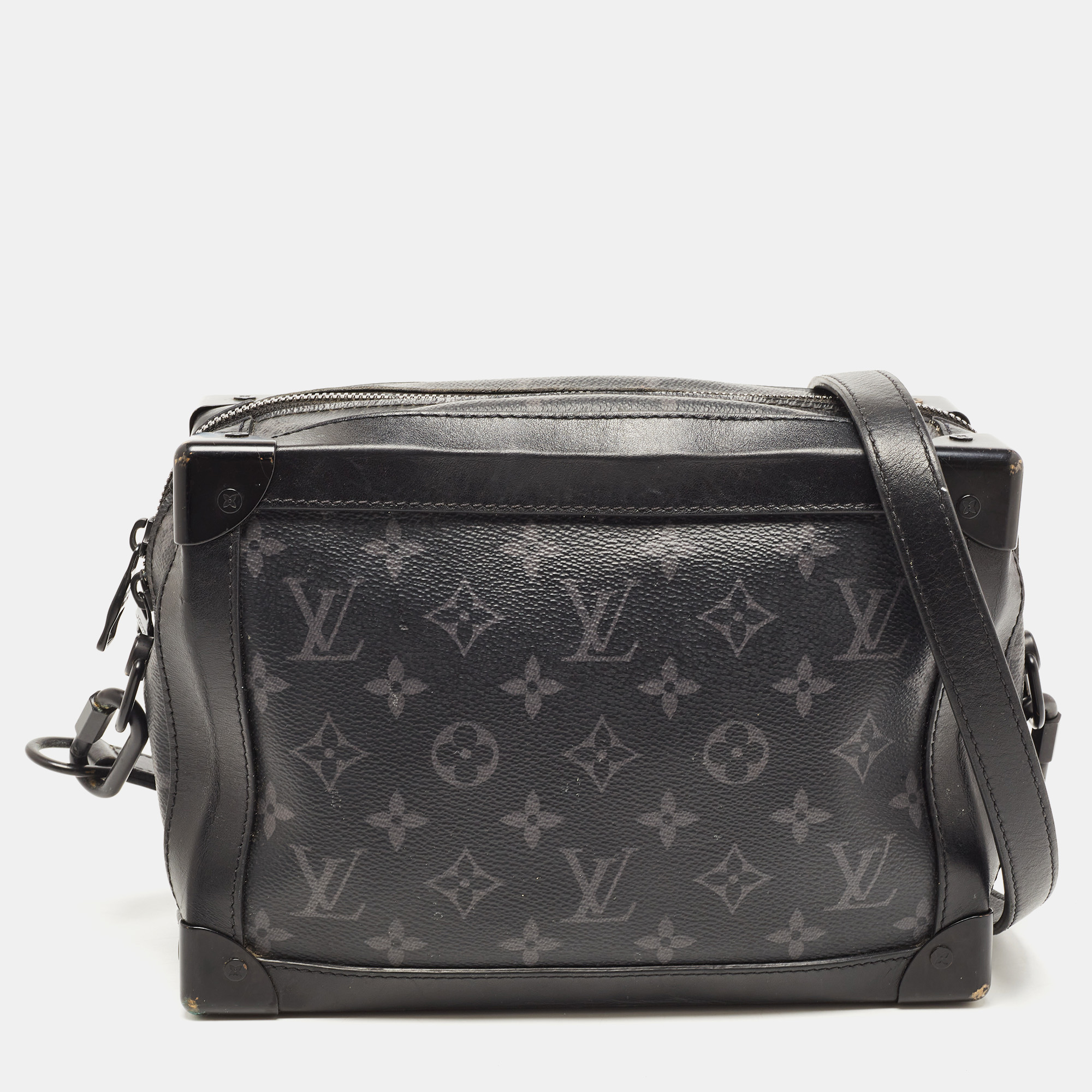 Louis Vuitton 1990-2000s Pre-owned Alzer 55 Trunk Bag - Black