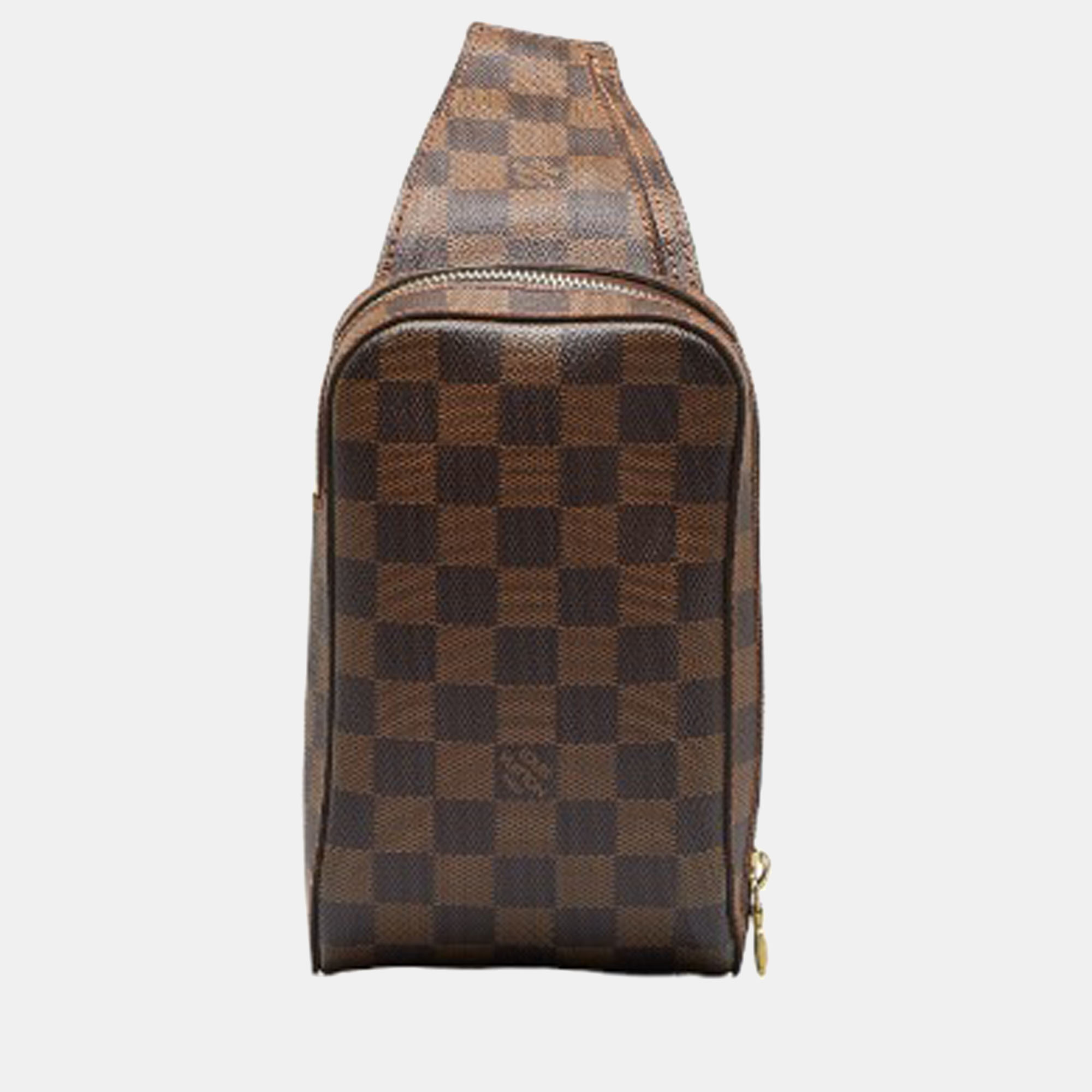 Cloth belt bag Louis Vuitton Brown in Cloth - 36300615