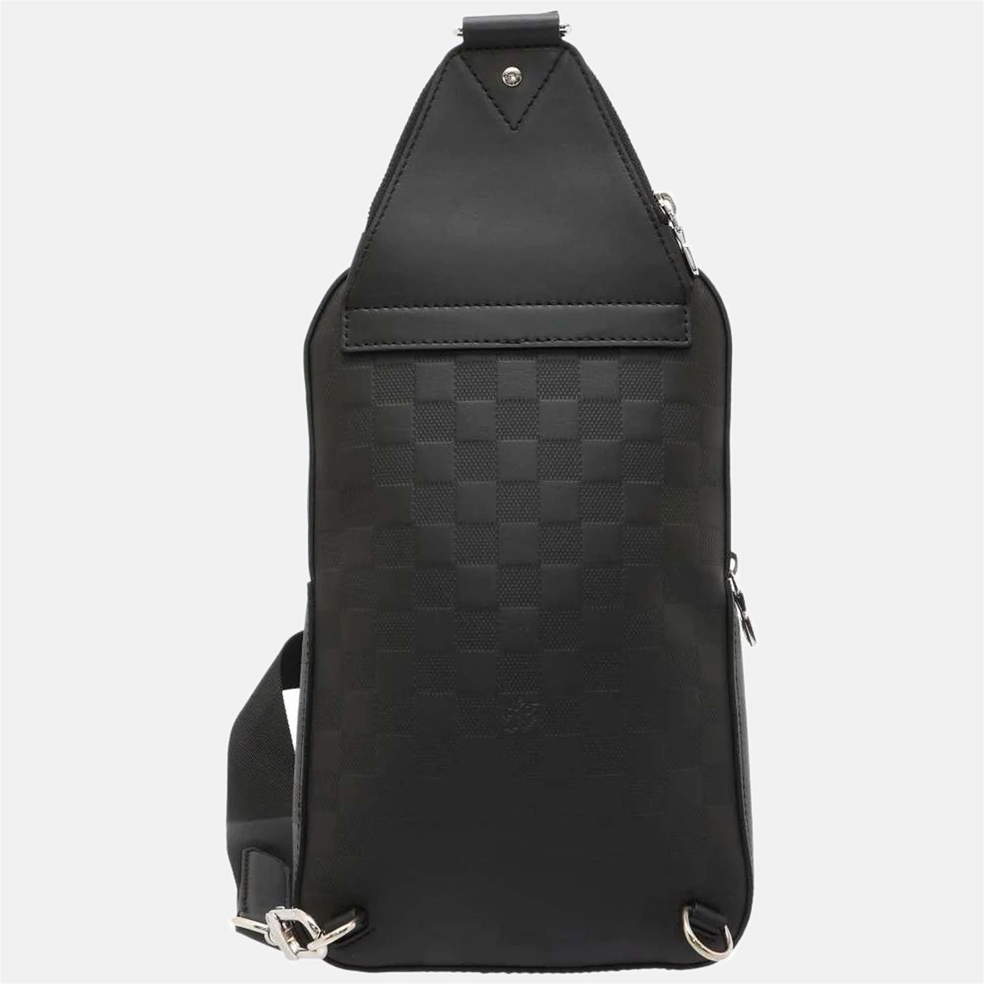 

LOUIS VUITTON Damier Infini Leather Avenue Sling Bag, Black