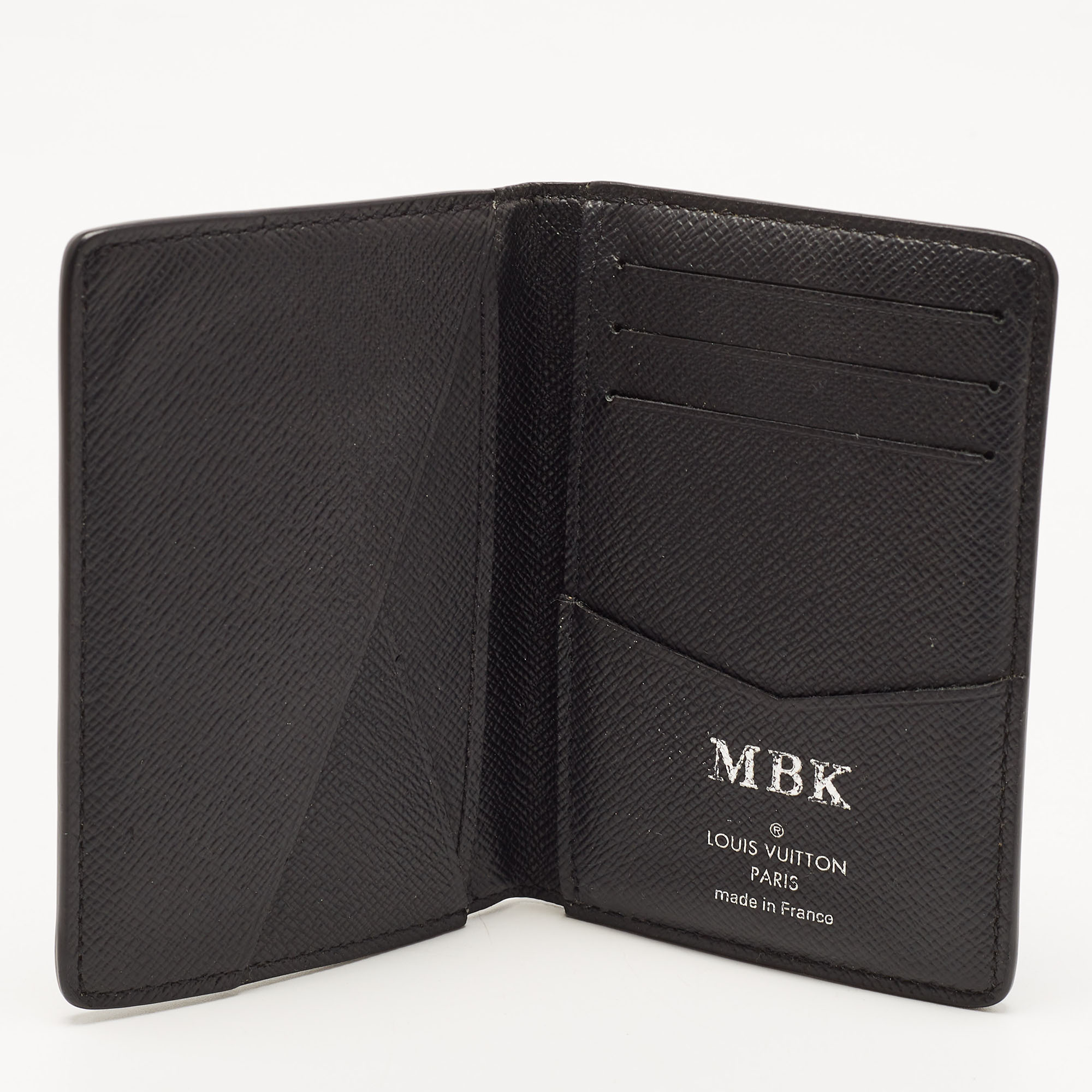 

Louis Vuitton Monogram Eclipse Canvas Pocket Organizer, Black