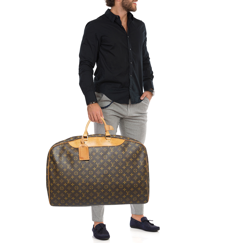 

Louis Vuitton Monogram Canvas And Leather Alize 1 Poches Soft Suitcase, Brown