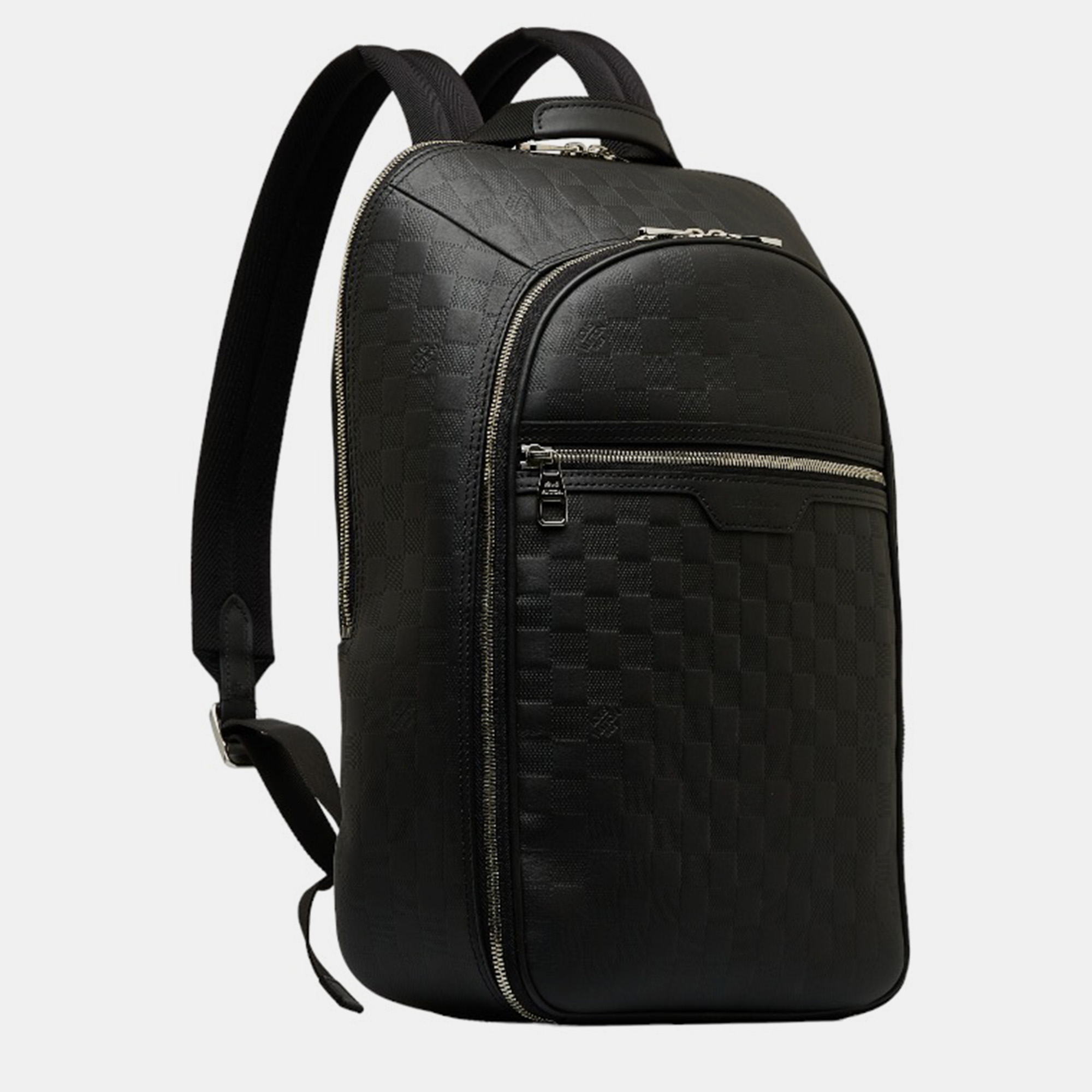 

Louis Vuitton Black Leather Damier Infini Michael Backpack