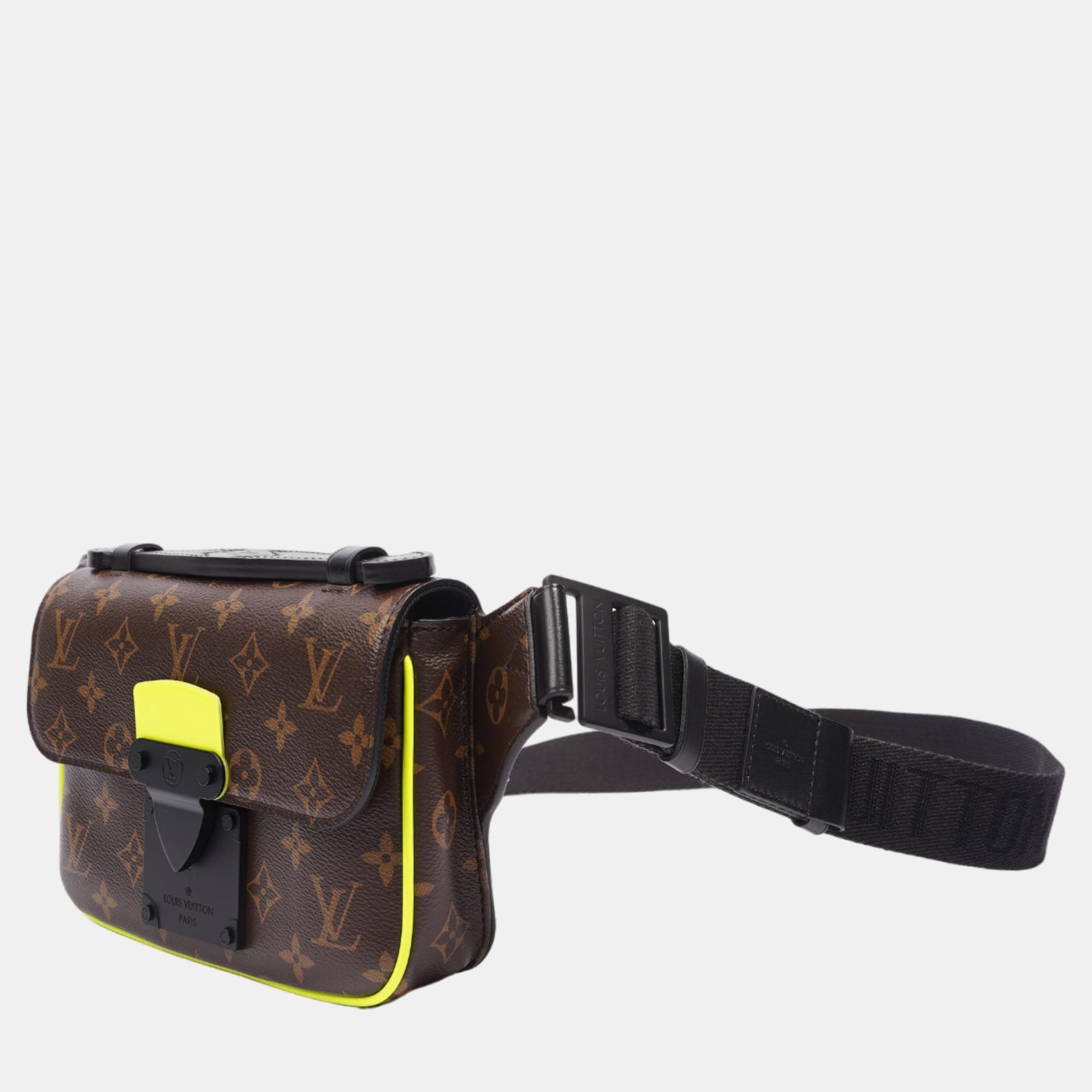 

Louis Vuitton Mens  Lock Sling Bag Monogram Canvas, Brown