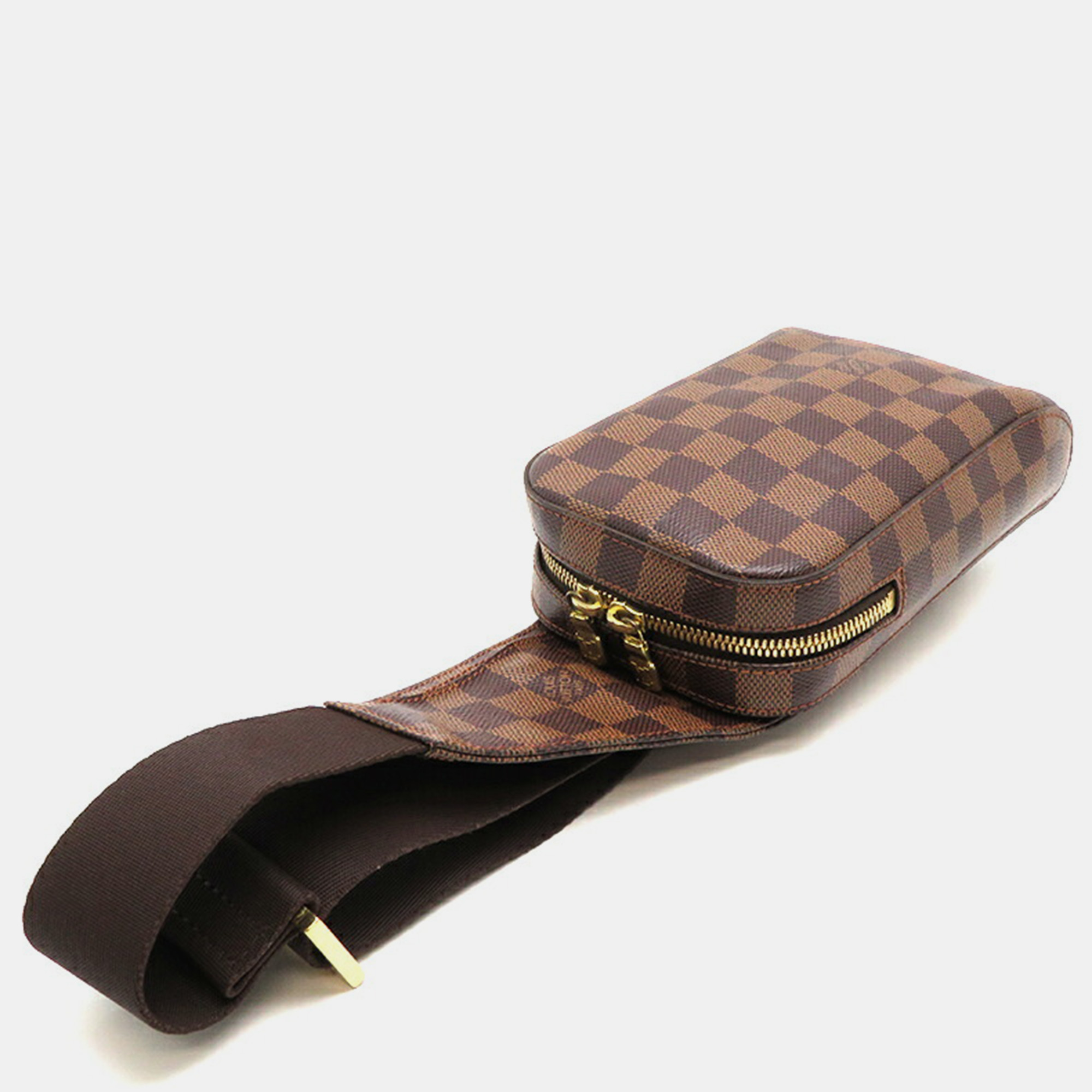 

Louis Vuitton Brown Canvas Damier Ebene Geronimos Belt Bag