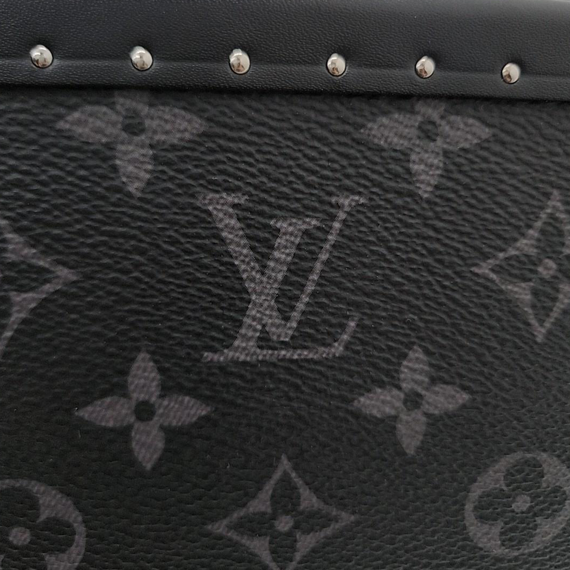 

Louis Vuitton Eclipse Clutch Box, Black