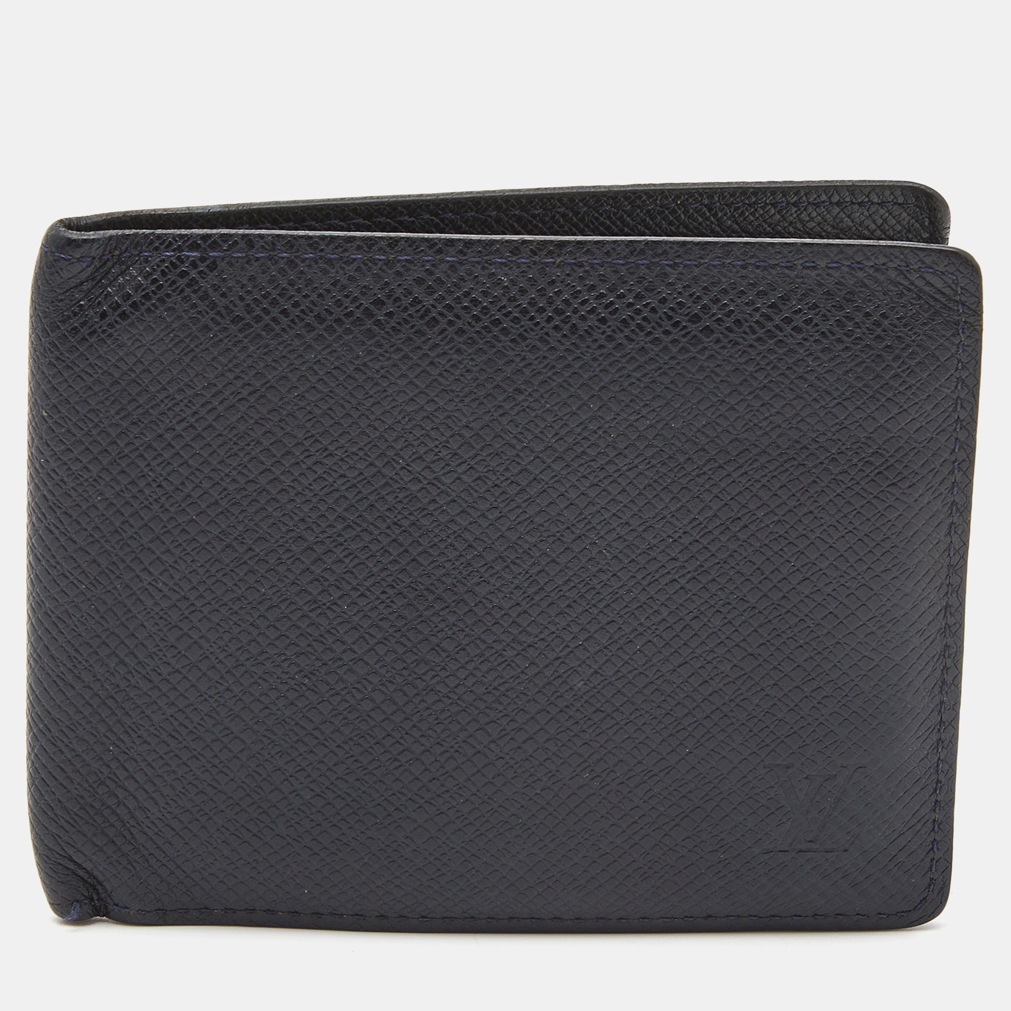 

Louis Vuitton Blue Infini Leather Bifold Wallet