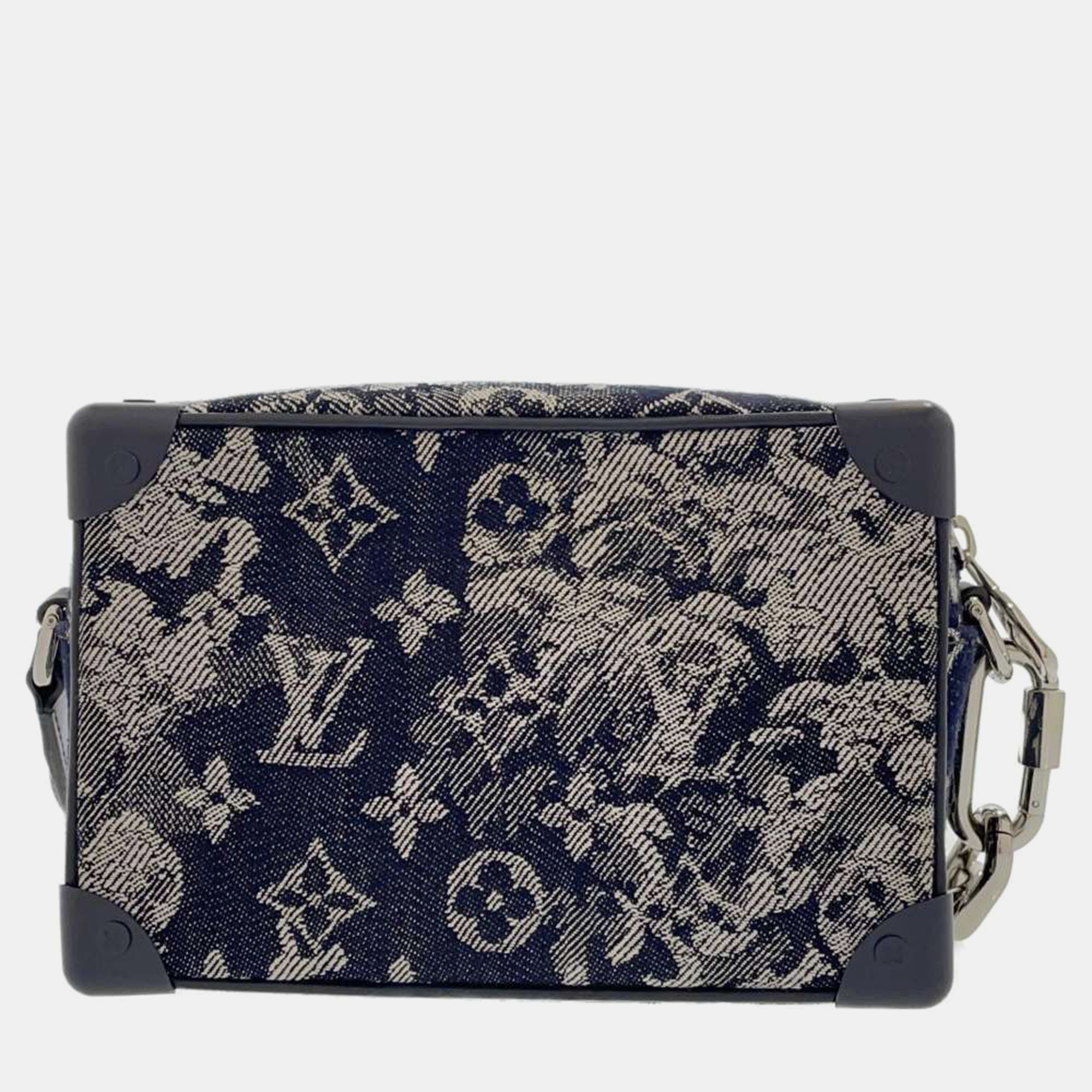 

Louis Vuitton Blue Monogram / Tapestry Mini Soft Trunk